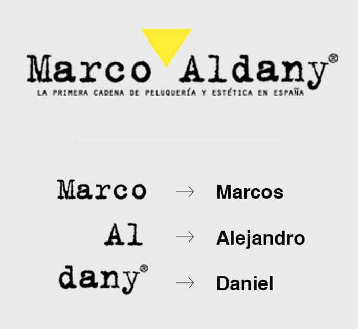 logtipo marco aldany